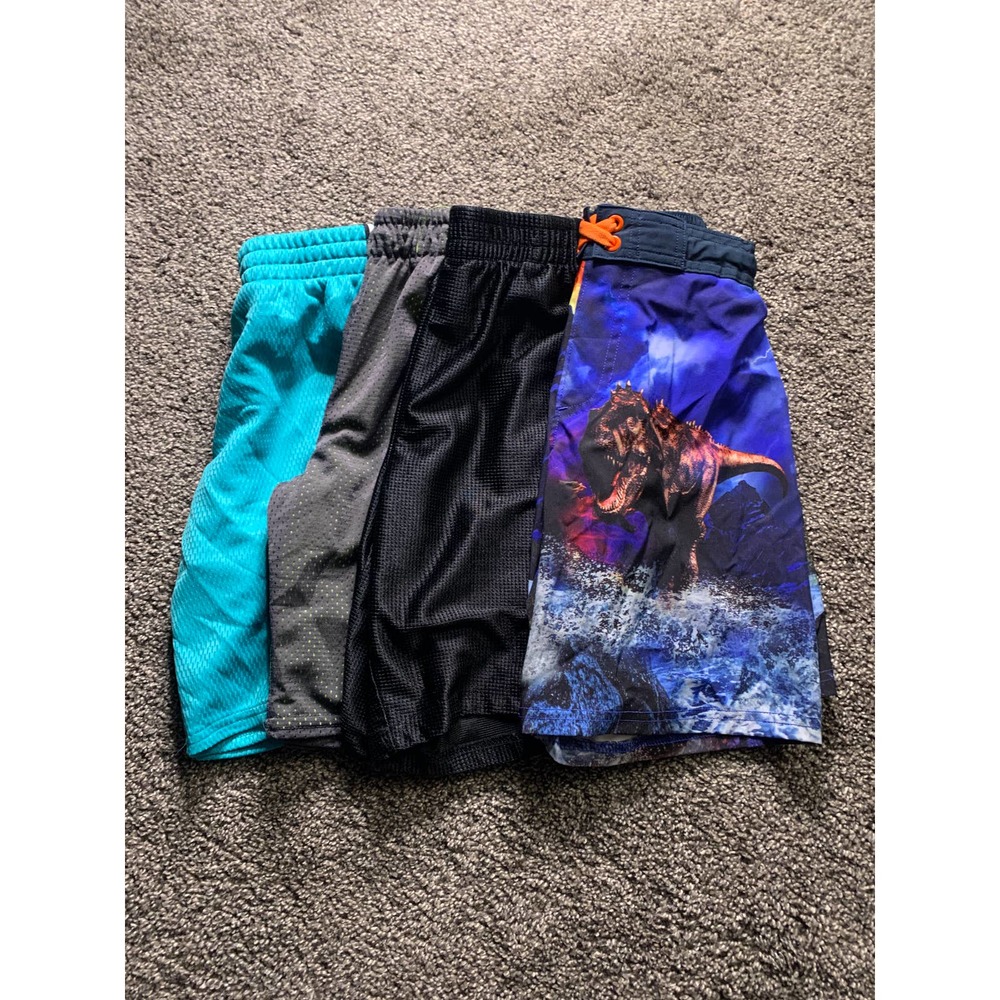 Boys Athletic Shorts and Swim Trunks Size 7 & 8